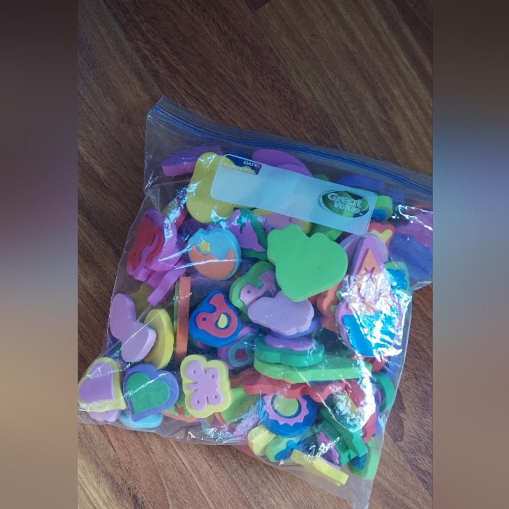Colorful Foam Shapes Set for Kids